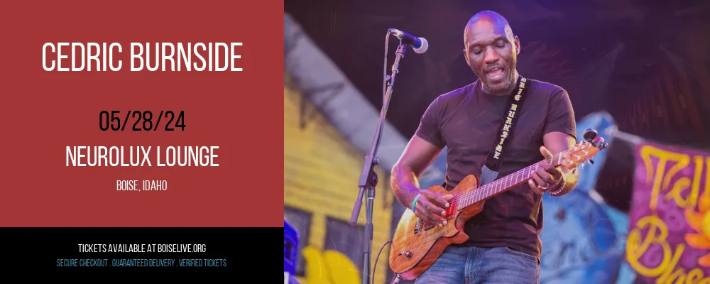 Cedric Burnside at Neurolux Lounge